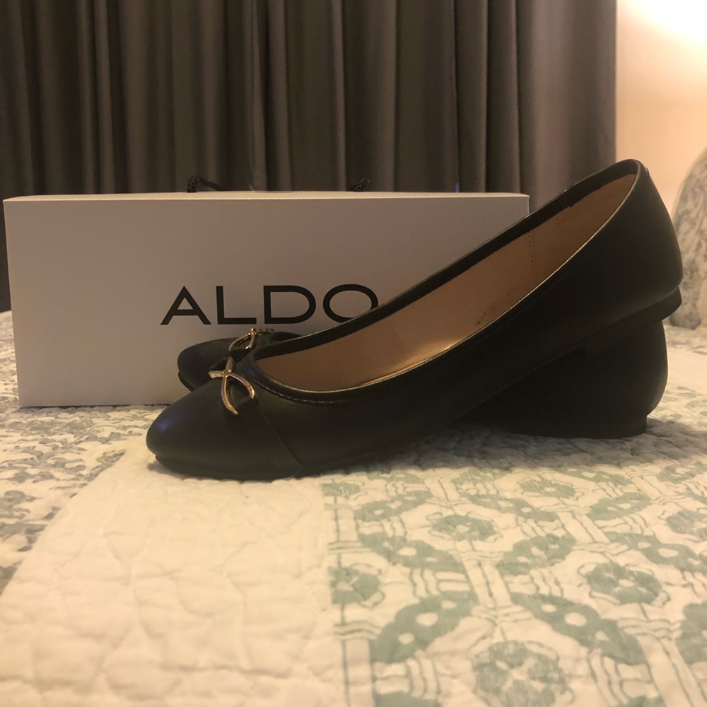 Aldo Black Ballet Flats